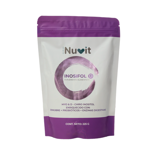 Inositol - Myo & D - Chiro Inositol con Jengibre y Probióticos